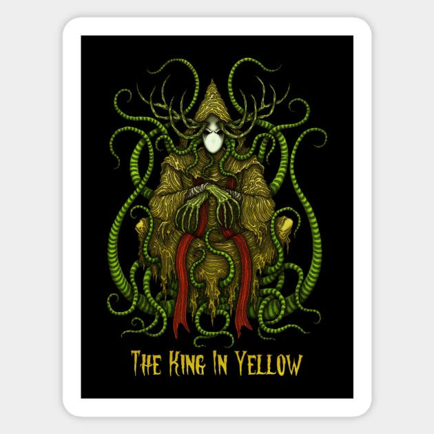 King in Yellow - Azhmodai 2021 Sticker by azhmodai